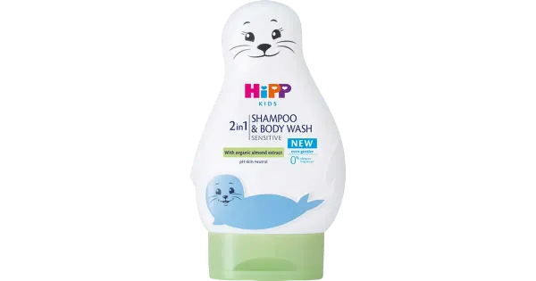 Hipp Kids Sensitive 2-ühes šampoon ja dušigeel, 200 ml