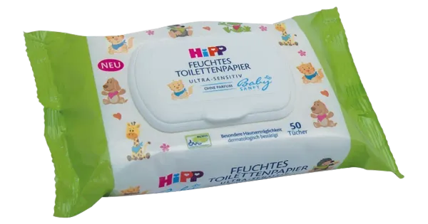 HiPP Niisked laste tualettpaberid 50 tk