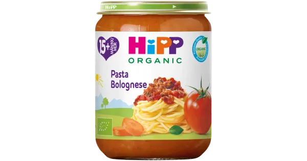 Hipp ökoloogiline pasta bolognese 15k+ 250g