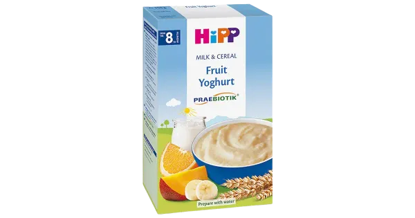 HIPP piimapudrupulber puuviljad jogurtiga BIO 250 g 8k