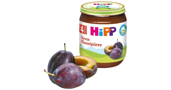 Hipp ploomipüree 125 g, alates 4-elukuust, gluteenivaba