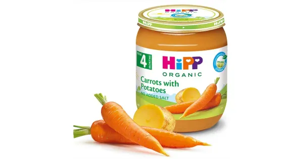 Hipp porgandi-kartulipüree 125g, alates 4-elukuust