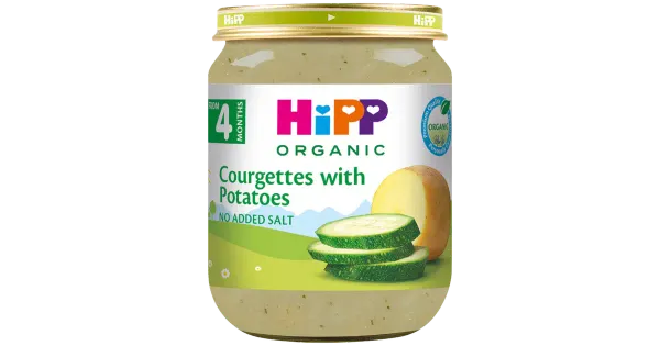 HiPP suvikõrvitsapüree kartuliga öko peale 4.k 125g