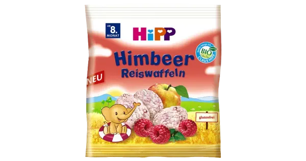 Hipp vaarika riisivahvlid BIO 30 g 8k