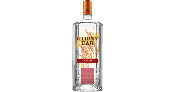 Hlibny Dar Classic vodka 40%vol 1L
