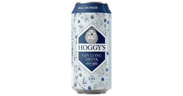 Hoggys Gin Long Drink muu alkohoolne jook 5%vol 500ml