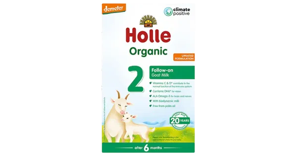 Holle 2 kitse jätkupiimasegu 400 g, öko, alates 6-elukuust