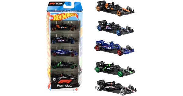 Hot wheels race f1 -pienet auto 5 kpl