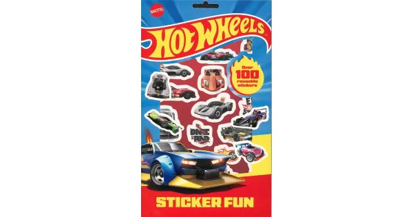 Hot wheels sticker fun