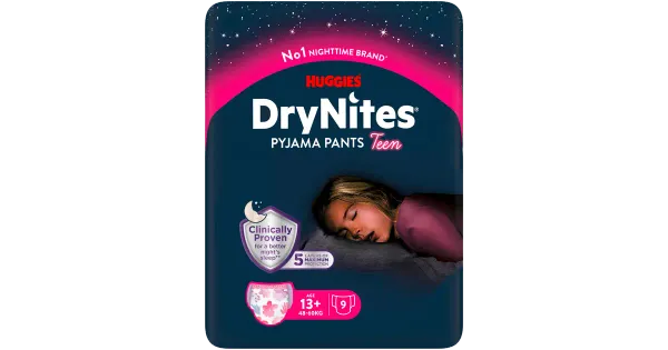 Huggies DryNites Girl Püksmähkmed 9/48-60kg