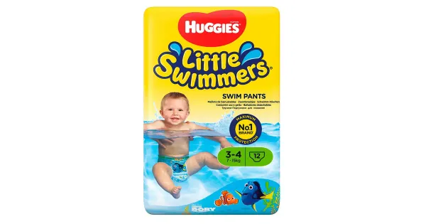 Huggies Little Swimmers ujumispüksid 3-4, 7-15kg 12tk