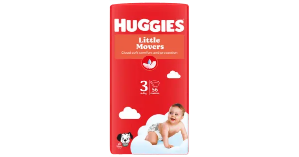 Huggies LM teipmähkmed 3 4-9kg 56tk
