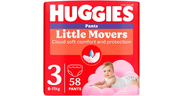 HUGGIES PÜKSMÄHKMED PANTS 3 GIRL 6-11KG
