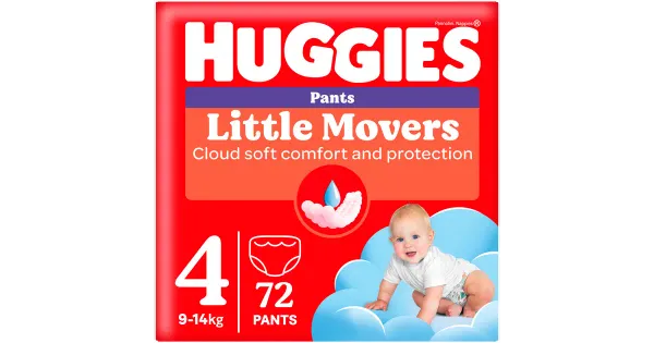 Huggies püksmähkmed Pants 4 Box Boy 9-14kg, 72tk