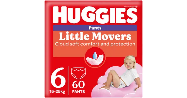 Huggies püksmähkmed Pants 6 Box Girl 15-25kg 60tk