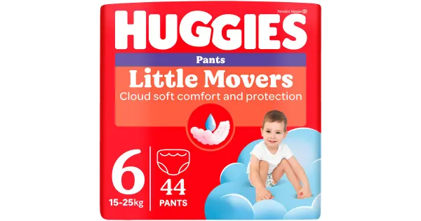Huggies püksmähkmed Pants Little Movers 6 Boy 15-25kg 44tk