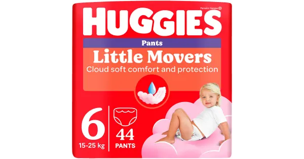 Huggies püksmähkPants6 Girl 15-25kg 44tk