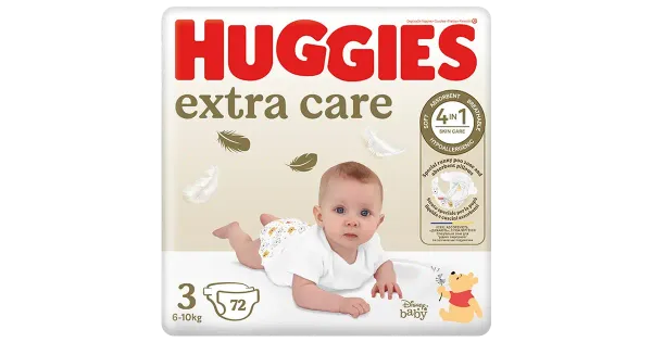 Huggies teipmähkmed extra care 3 6-10kg 72tk