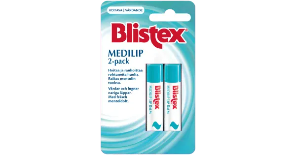 Huulepalsam Blistex Medilip A-ja E-vitamiiniga 2x4,25g