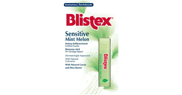 Huulepalsam Blixtex Sensitive Mint Melon 4,25g
