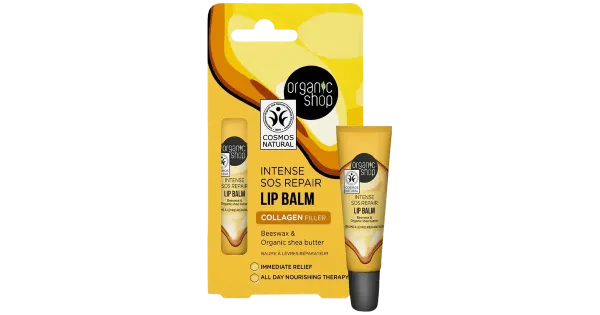Huulepalsam Organic Shop Repair mesilasvahaga 10ml