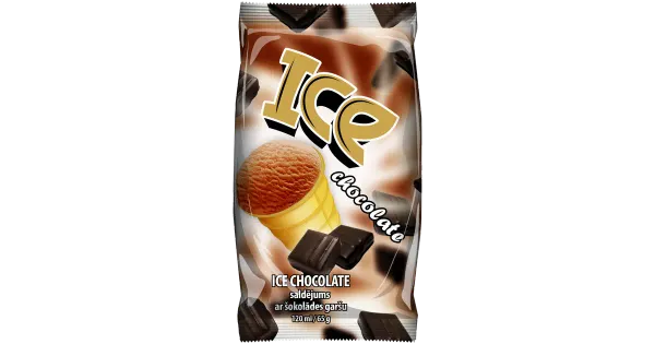Ice Šokolaadijäätis Vahvlitopsis 120 ml/65 g
