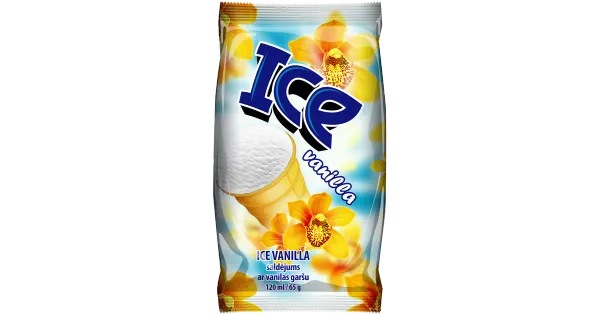 Ice Vanillijäätis Vahvlitopsis 120 ml/65 g