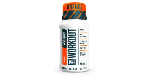 ICONFIT Pre Workout Shot 60ML - Apelsin