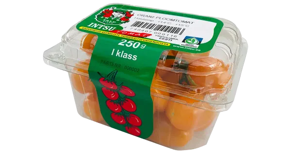 Intsu oranz ploomtomat I klass 250g