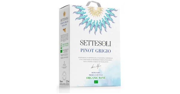 Inycon Settesoli Pinot Grigio Organic KPN vein 12,5%vol 3L
