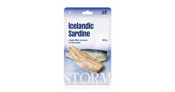Isstormur hautatud sardiinifilee marinaadis 185g