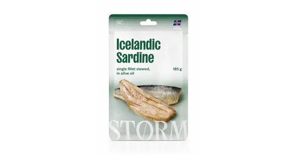 Isstormur hautatud sardiinifilee õlis 185g