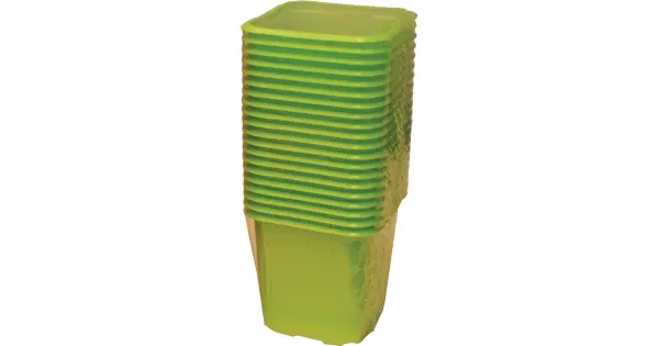 Istutuspott 8x8 cm 20tk plast roheline