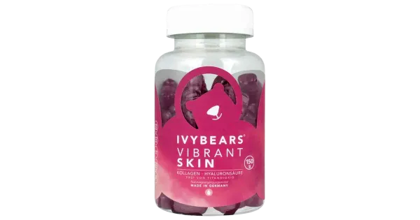 IvyBears Vibrant Skin kollageeni ja hüaluroonhappega kummikarud 60tk