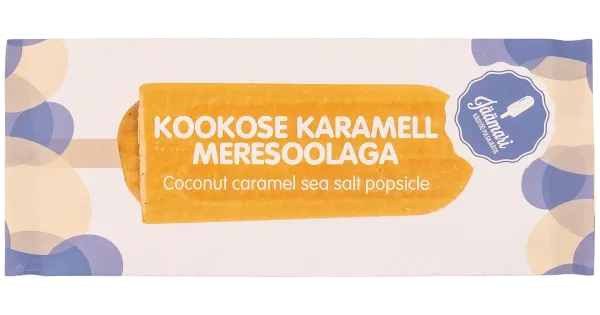 Jäämari Kookose Karamell Meresoolaga Pulgajäätis 80 g