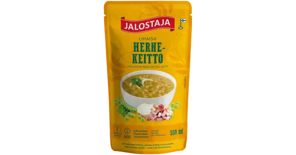 Jalostaja hernesupp lihaga, 550 ml