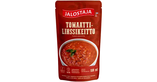 Jalostaja tomati-läätsesupp 550 ml