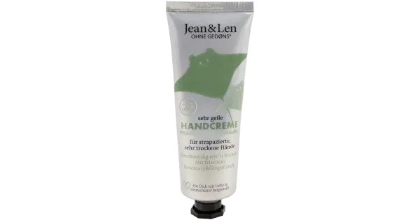 Jean&Len kätekreem 5% urea, rosmariin ja ingver 75ml