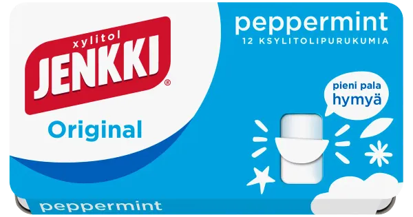 JENKKI ORIGINAL Piparmünt närimiskumm 18G