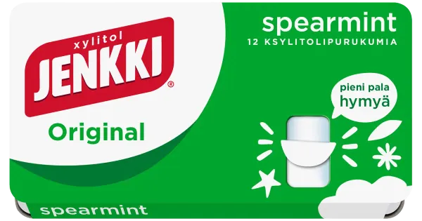 Jenkki Original Spearmint ksülitoliga närimiskummid 18 g