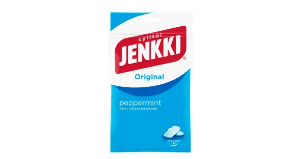 Jenkki Peppermint närimiskummid ksülitoliga 100g