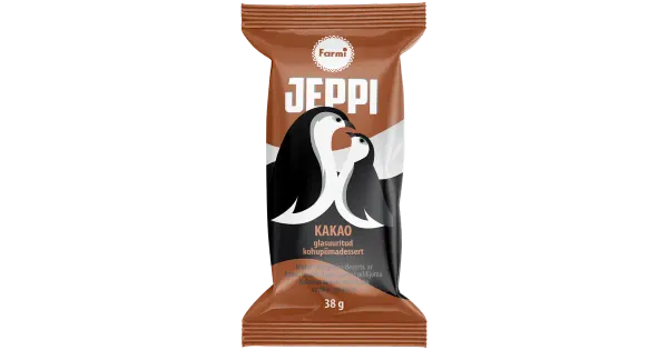 Jeppi Glasuuritud kakaodessert šokolaaditäidisega, 38g
