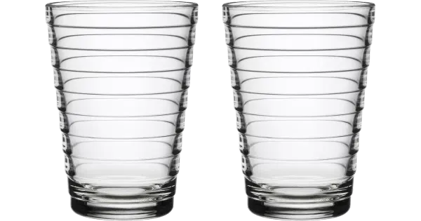 Joogiklaas Aino Aalto 33 cl 2 tk, läbipaistev