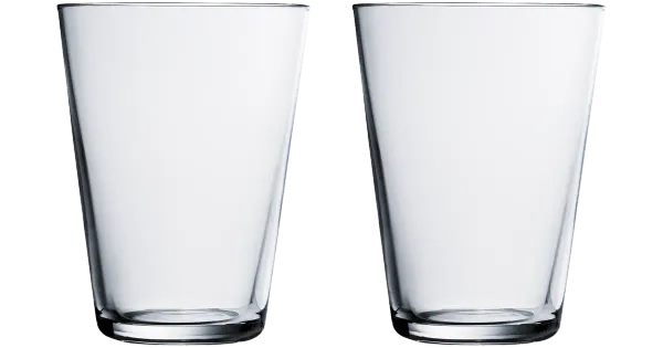 Joogiklaas Kartio 40 cl 2 tk, läbipaistev