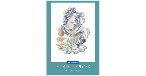 Joonistusplokk a4 140 g, 40 lehte