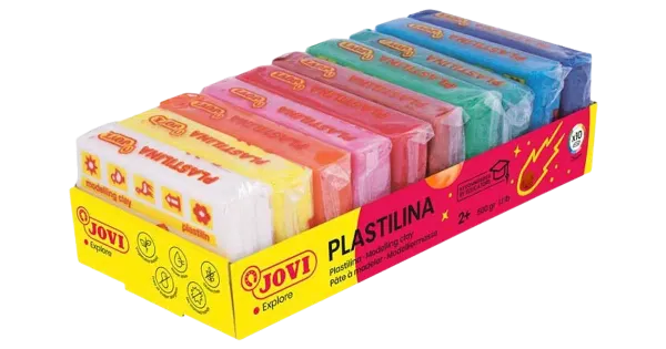 Jovi plastiliin 10 värvi a 50 g