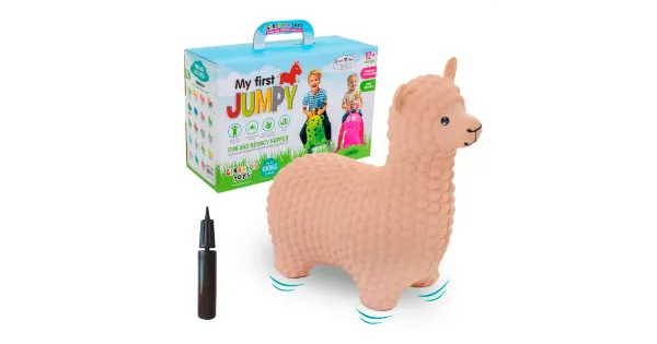 JUMPY Hüppeloom Alpaka beež, Gerardo's Toys