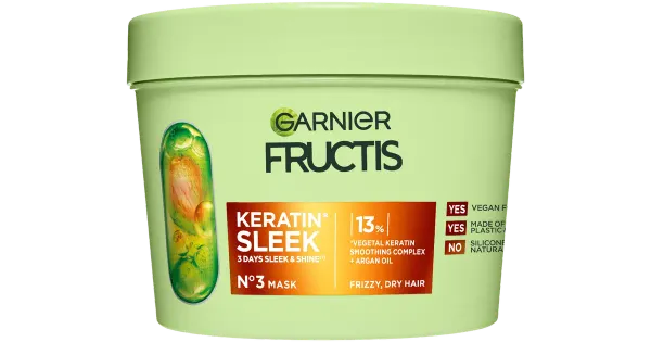 Juuksemask Garnier Fructis Keratin Sleek 370ml