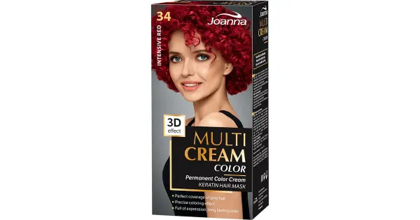Juuksevärv Joanna Multi Cream Color 34 Intensive Red