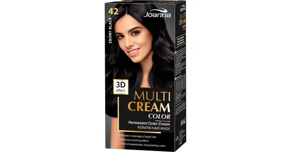 Juuksevärv Joanna Multi Cream Color 42 Ebony Black